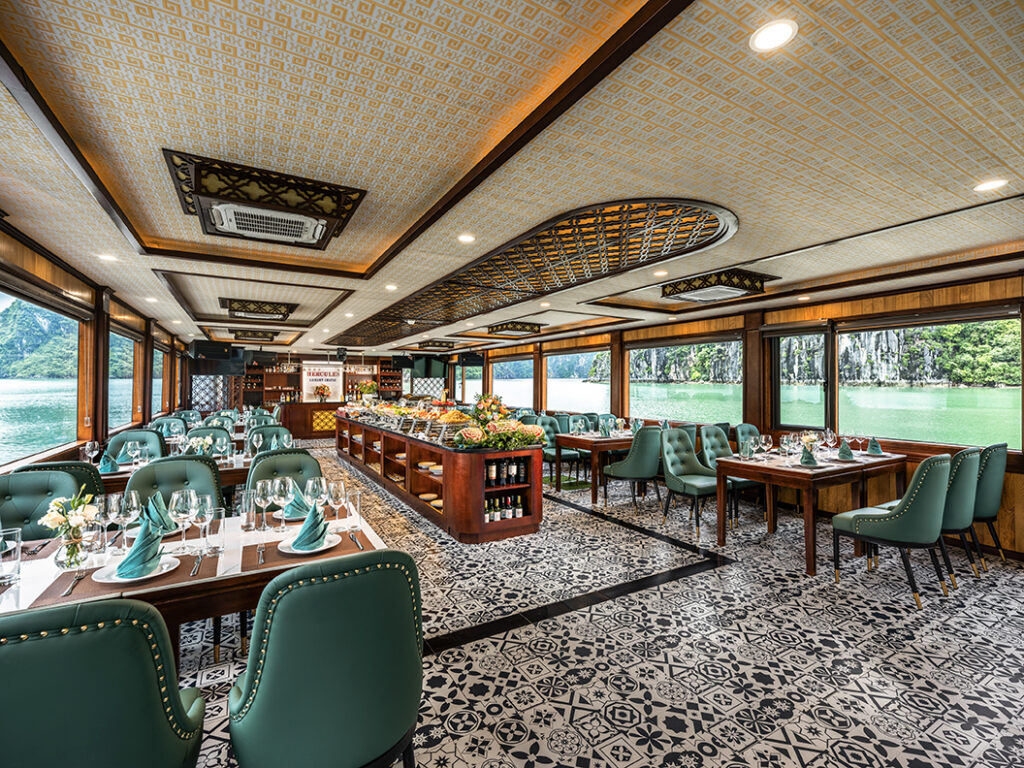 Lunch on Luxury Cruise