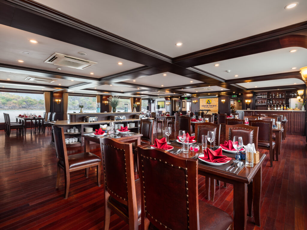 Luxury Restaurant on Cruise