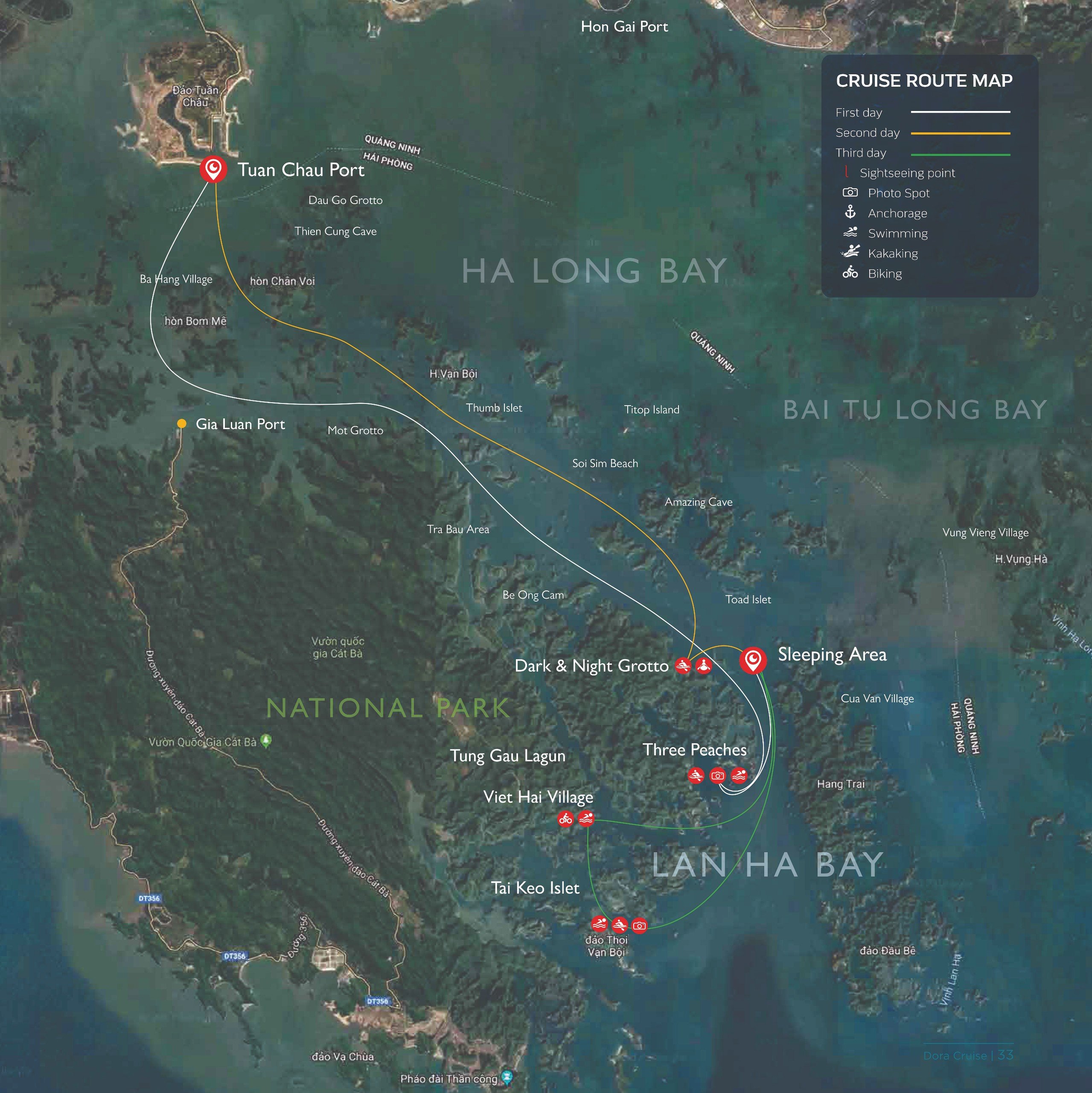 Velar Of The Seas Cruise – Halong Bay – Lan Ha Bay