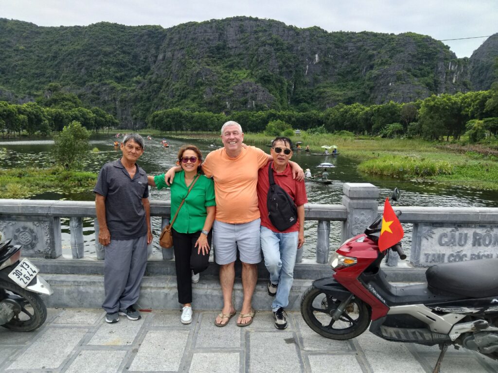 Motorbike to see Tam Coc