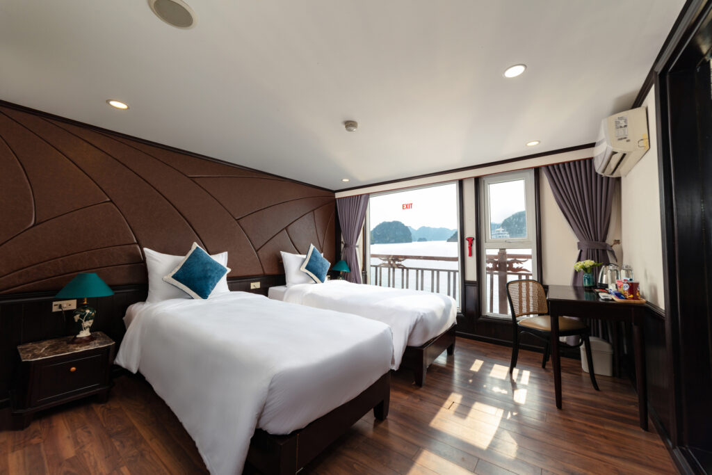 Twin Seaview Cabin - Halong bay 5star Cruise