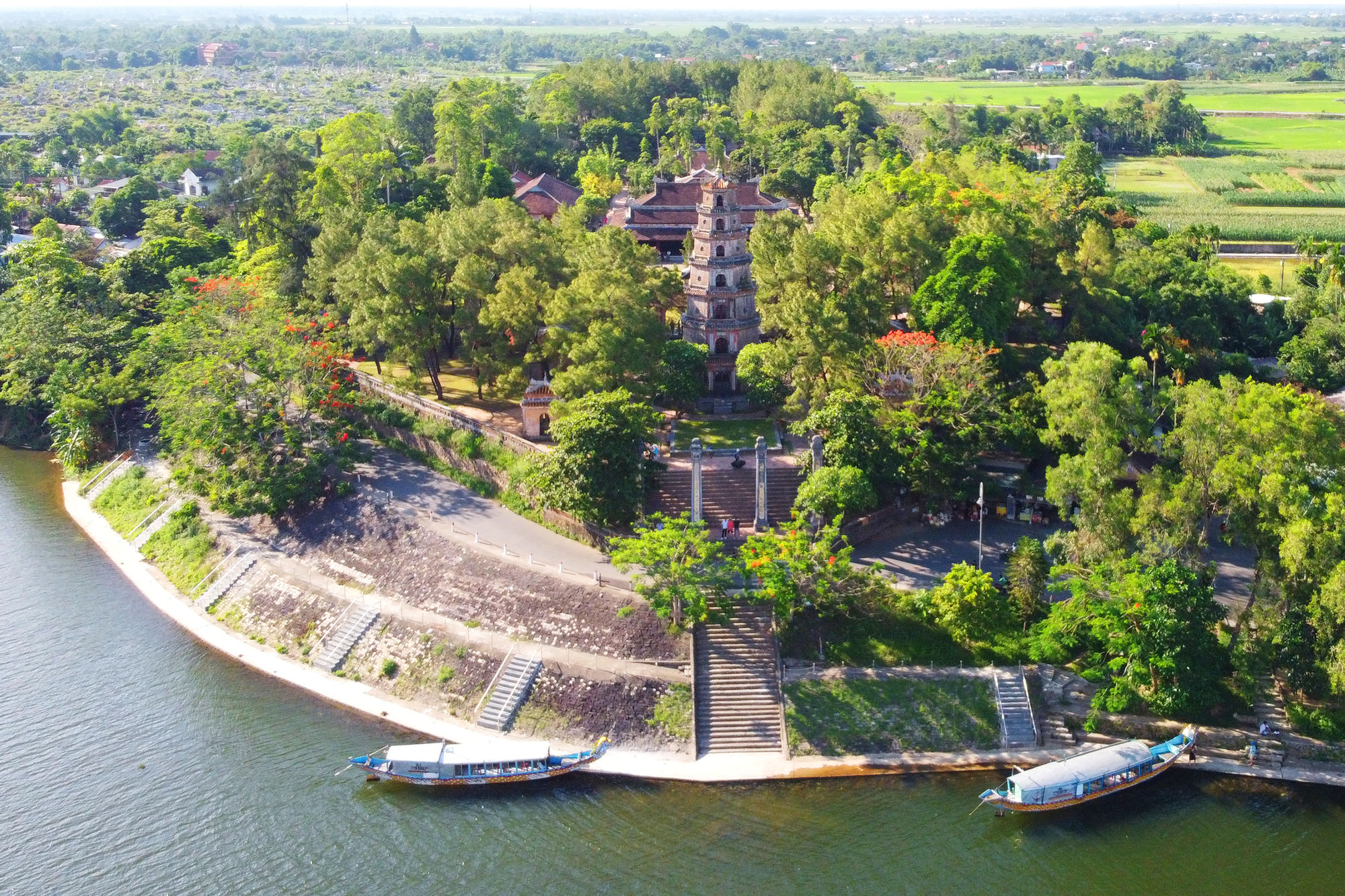 Thien Mu Pagoda in Hue City