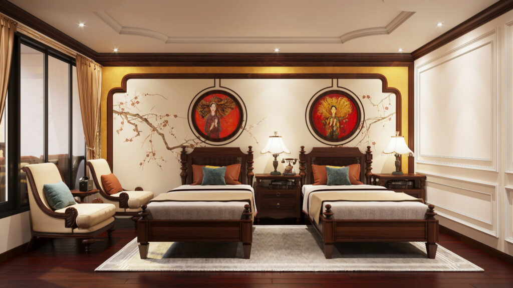 Balcony Suite Twin CaBin - Luxury Bai Tu Long Bay Cruise