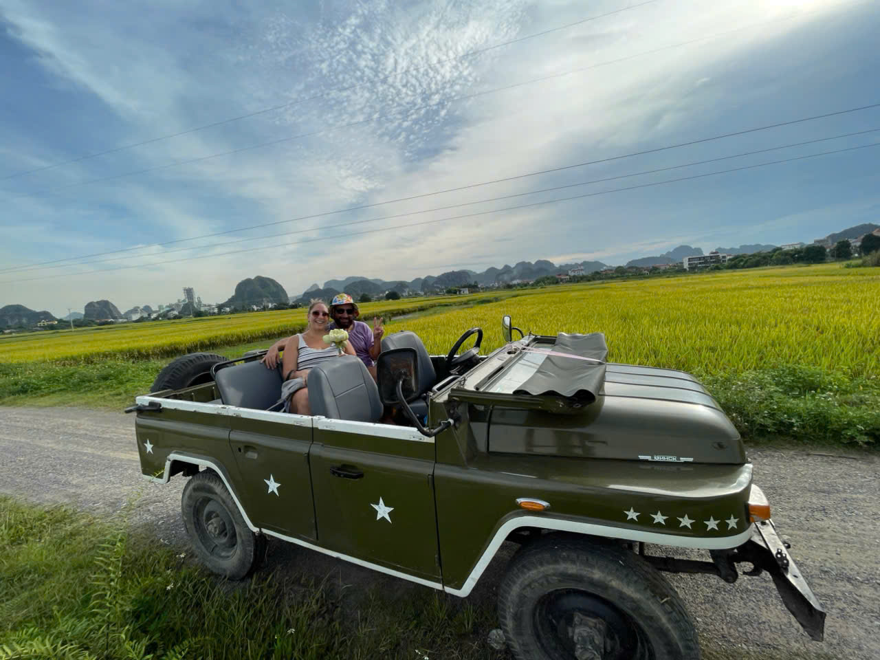 Ninh Binh Half Day Tour on Jeep Car
