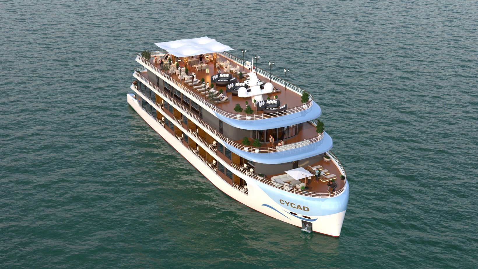 Bai Tu Long Bay on Luxury Cycad Cruise