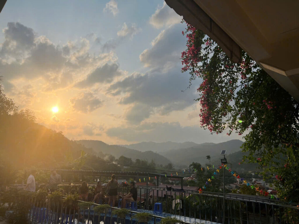 Sunset in Ha Giang Mountain